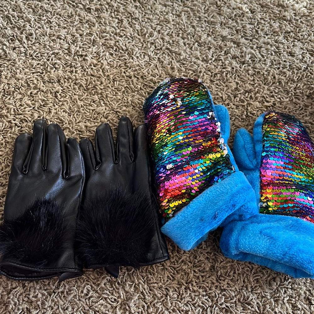 Little Girls Gloves and Mittens